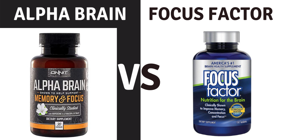 Onnit Alpha Brain vs Focus Factor